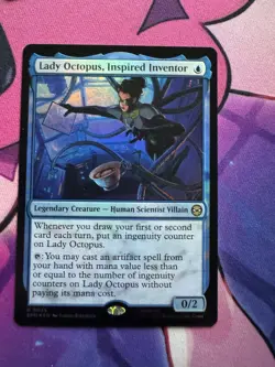 x1 Lady Octopus, Inspired Inventor - Foil R MTG Marvel's Spider-Man M/NM, Englis - Image 1