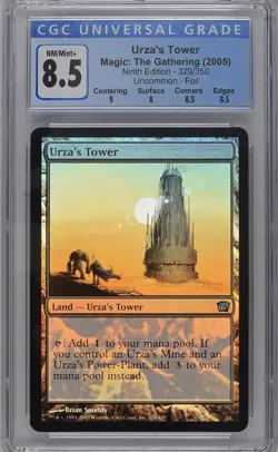 URZA'S TOWER 9th Edition Foil U CGC 8.5 MTG [Nostalgium] - Image 1