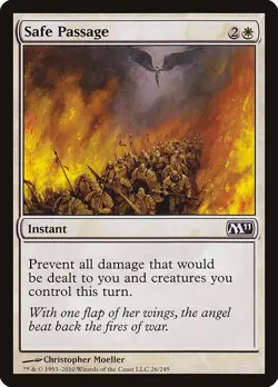 Safe Passage 1x FOIL MtG FOIL Magic 2011 SP/NM - Image 1