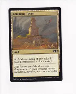 MAGIC THE GATHERING MTG COMMANDER: TARKIR: DRAGONSTORM COMMAND TOWER (#4) - Image 1