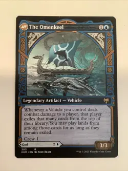 MTG KHM: Cosima, God of the Voyage The Omenkeel Kaldheim Extended Art 303 - Image 2