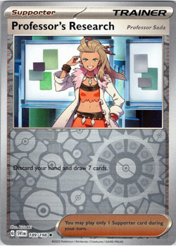 Pokemon - Professor's Research - 189/198 - Reverse Holo Rare - NM/M - NEW - Image 1