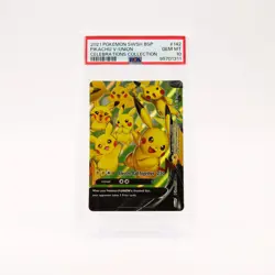 Pikachu V-Union - SWSH142 PSA 10 Black Star Promo Pokemon - GEM MT - Image 1