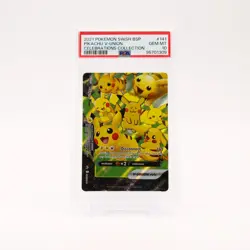 Pikachu V-Union - SWSH141 PSA 10 Black Star Promo Pokemon - GEM MT - Image 1