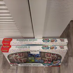 2xBox Pokemon Scarlet & Violet 151 Blooming Waters Premium Collection Box Sealed - Image 4