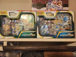 Pokemon TCG: Pokemon Center Glaceon And Leafeon V Star Special Collection Boxes - Image 1