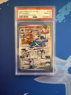 2024 Pokemon Metagross 78/162 SV Temporal Forces TEF EN PSA GEM MINT 10 NEW CERT - Image 3
