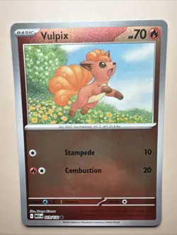 Vulpix Reverse Holo 019/132 Mega Evolution Near Mint Pokemon TCG English - Image 1