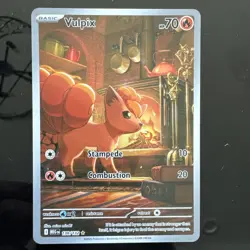 2025 Pokemon Mega Evolution Vulpix #138 Near Mint - Image 1