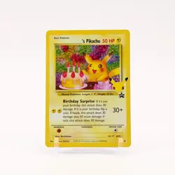 Birthday Pikachu - Celebrations 25th Classic Collection Holo Pokemon - NM/MINT - Image 1