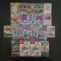 Pokemon TCG Prismatic Evolutions Booster Bundle Lot, 2 Bundles 6 Packs 12 Holos - Image 1