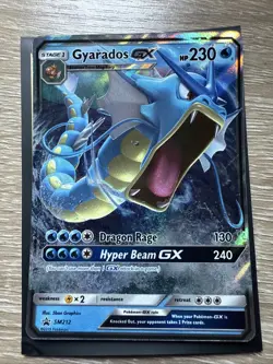 Pokemon TCG Gyarados GX SM212 Black Star Promo - Image 1