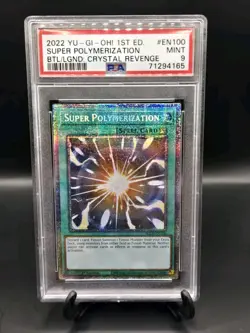Super Polymerization 1st Ed BACH-EN100 Starlight Yugioh PSA 9 - Image 5
