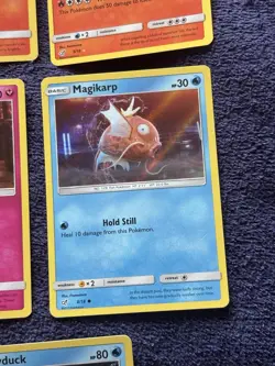 5 Detective Pikachu Pokemon Card Lot (Charizard, Charmander, Magikarp, Etc - Image 5