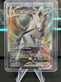 Ice Rider Calyrex VMAX 046/198 Chilling Reign Ultra Rare Pokemon TCG Card NM - Image 1