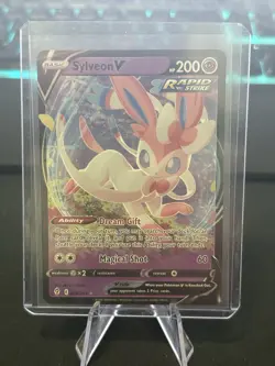 Sylveon V 074/203 Evolving Skies Holo Ultra Rare Pokemon Card TCG English NM - Image 1