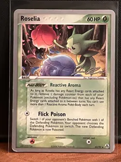 Roselia 42/92 Rare 2006 World Championship Deck Pokemon Card - Image 1