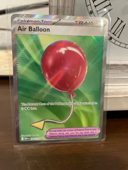 Pokemon TCG Air Balloon Mega Evolution Ultra Rare Trainer Card 166/132 - Image 1