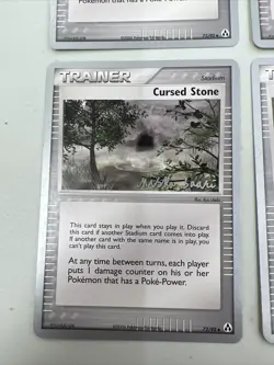 Cursed Stone Pokemon TCG 2006 World Championship Card 72/92 Lot Of (4). - Image 4