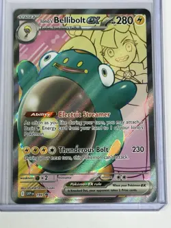Ionos Bellibolt ex SVP-194 Black Star Promo Journey Together Pokemon Card - Image 1
