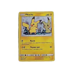 Pokemon Pikachu TCG SM Black Star Promos Holo Card SM162 - Image 1