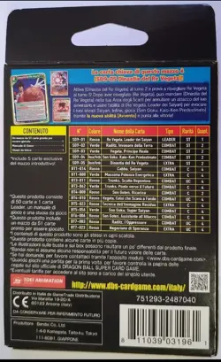 Dragon Ball Super Card Game SD09 Saiyan Legacy Starter Deck Ed. Italia - Image 2