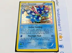 Greninja SHATTERED HOLO Cracked Ice PROMO card 40/122 Breakpoint 2016 LP - Image 2