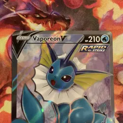 Vaporeon V 172/203 Holo - Evolving Skies SWSH07 - Pokemon Trading Card Game - NM - Image 2