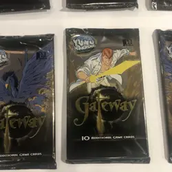Yu Yu Hakusho Ghost Files TCG Gateway 10 Card Booster Packs 2004 Sealed 6 Packs - Image 3
