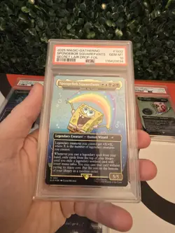 MTG Secret Lair Drop Foil SpongeBob: LEGENDS SEQUENTIAL CERT. PSA 10 - Image 2