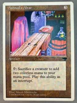 MTG**Ashnod's Altar**Chronicles Regular**LP NM**Vintage Magic the Gathering - Image 1