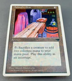MTG**Ashnod's Altar**Chronicles Regular**LP NM**Vintage Magic the Gathering - Image 3
