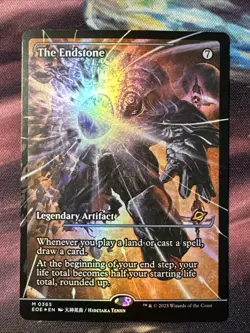 The Endstone - Showcase FOIL - Edge of Eternities #365 Mythic, NM - Image 1