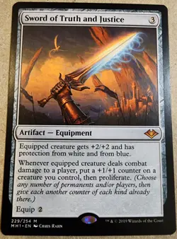 Sword of Truth and Justice - #229 Regular - Modern Horizons - Mtg - Image 1