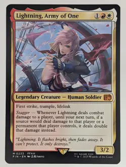 (Normal) Lightning, Army of One (0233) FINAL FANTASY NM - Image 1