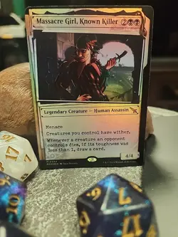 MTG Massacre Girl, Known Killer - Showcase foil - Murders at Karlov Manor #0344 - Image 1