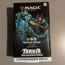 Magic The Gathering Tarkir Dragonstorm Commander Deck - Temur Roar SEALED 250001 - Image 1