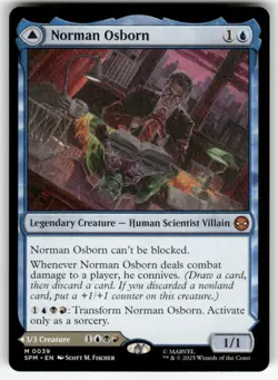 NORMAN OSBORN #39 (MYTHIC RARE) MTG MARVEL'S SPIDER-MAN - Image 1