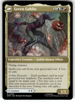 NORMAN OSBORN #39 (MYTHIC RARE) MTG MARVEL'S SPIDER-MAN - Image 2