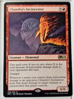Chandra's Incinerator - Magic 2021 Core Set M21 - Magic the Gathering MTG Nice! - Image 1