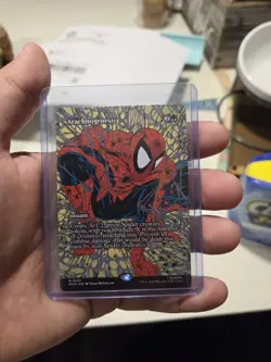 NM Borderless Arachnogenesis, MTG, Marvel's Spider-Man, Magic the Gathering, 31 - Image 1