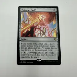 Twinning Staff NM English Commander 2020 MTG Magic The Gathering - Image 1