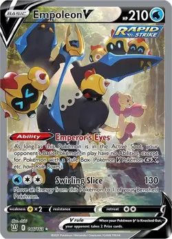 Pokemon Battle Styles Alternate Full Art Empoleon V 146/163 NEAR MINT NM - Image 1