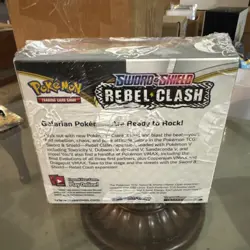 Pokemon Sword & Shield Rebel Clash Factory Sealed Booster Box - Image 3