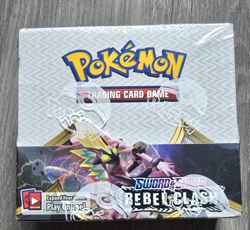 Pokemon Sword & Shield Rebel Clash Factory Sealed Booster Box - Image 1