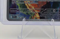 Pokemon TCG Sawk 130/086 Illustration Rare Holo SV White Flare - Image 2