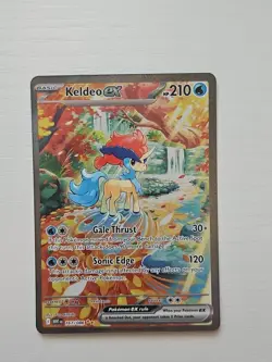 POKEMON - S&V WHITE FLARE - KELDEO EX - 167/086 - SIR SPECIAL ILLUSTRATION RARE - Image 1