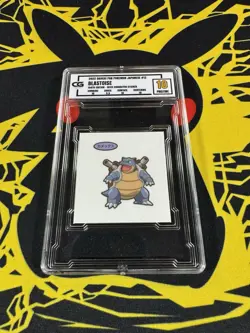 Blastoise Pristine 10 Daiichi Pan 2022 Sticker Pokemon Japanese - Image 1