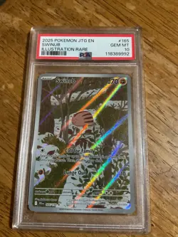 Pokemon JTG En-Journey Together Illustration Rare Swinub 165/159 PSA 10 - Image 1