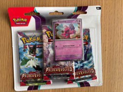 Pokemon TCG Paldea Evolved Triple 3 Pack Blister Tinkatink NEW/SEALED - Image 1